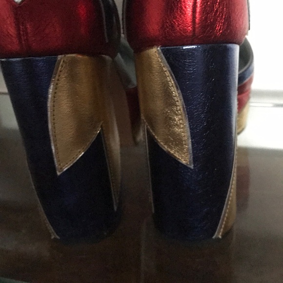 Marc Jacobs Tri-Color Metallic Platforms - Picture 9 of 10
